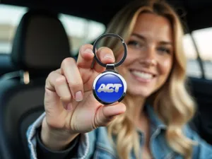 ACT Portachiavi Sicurezza Forza Metallo Durevole